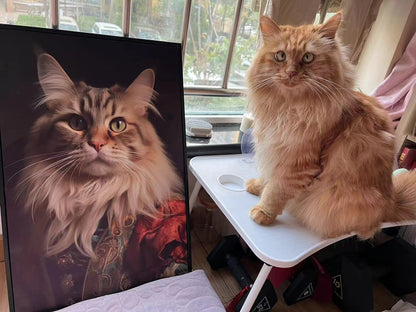 The Young King – Custom designed pet canvas