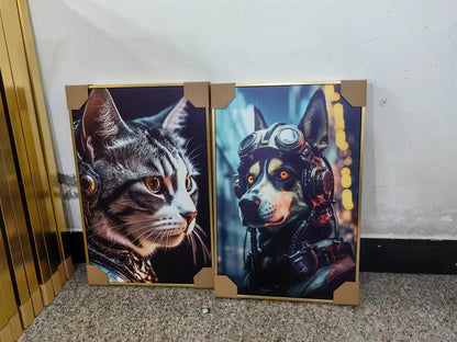 The Cyberpunk  – Custom designed pet canvas