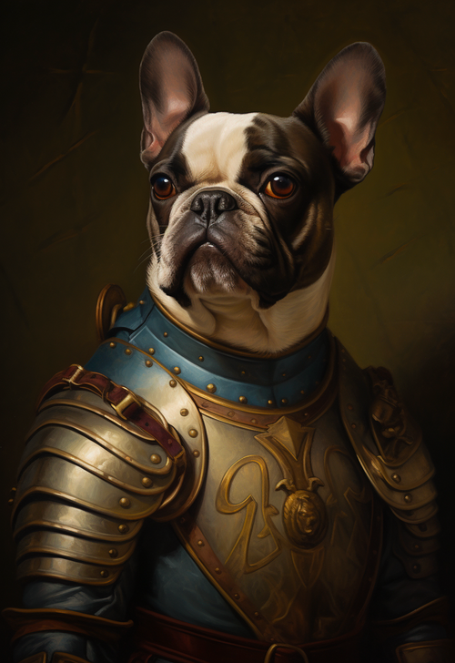 The knight Armor – Custom designed pet canvas