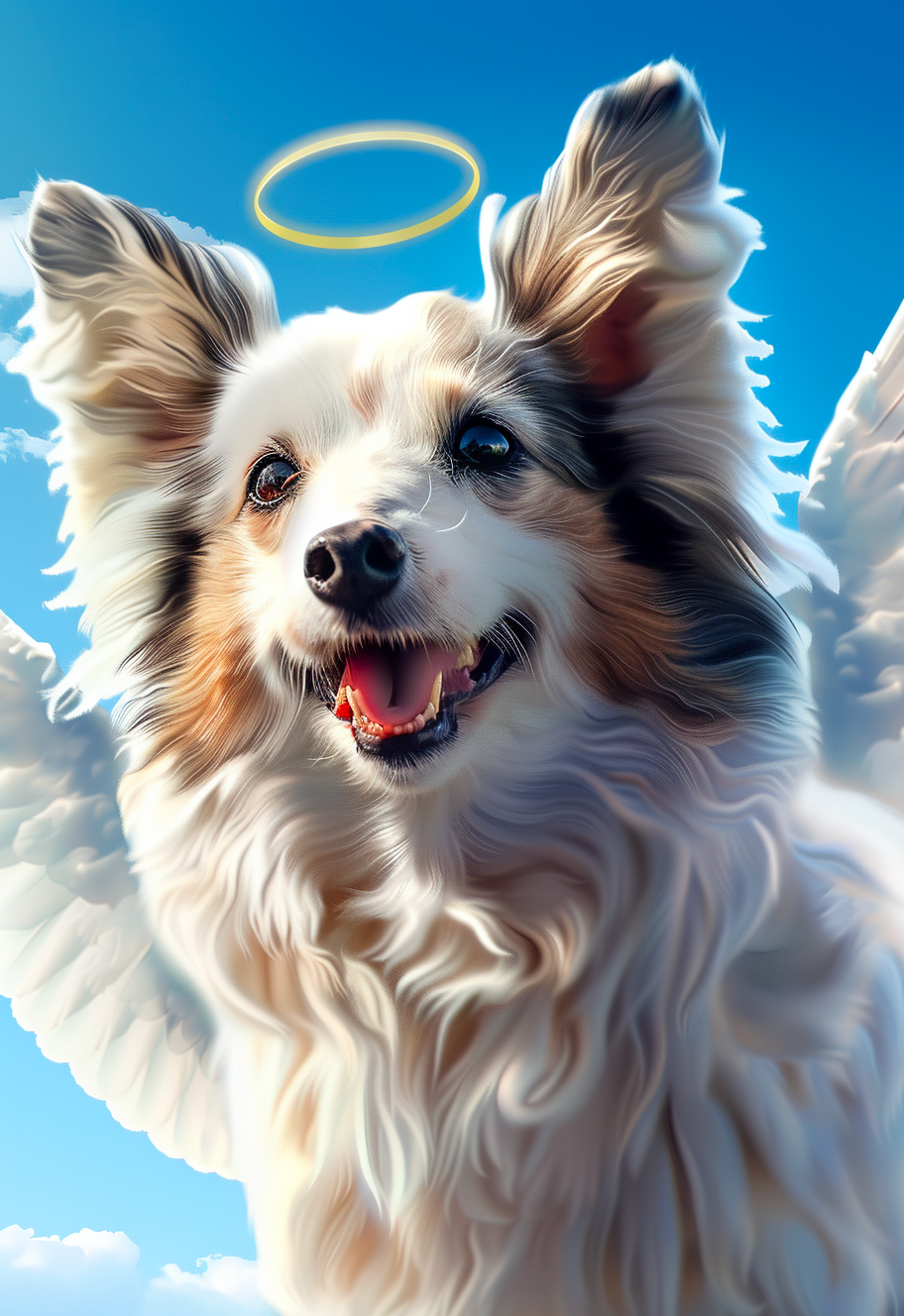 The Angel  – Custom designed pet canvas