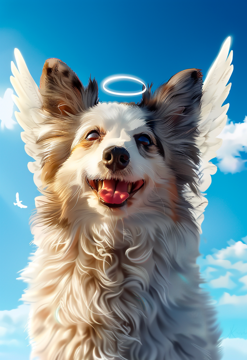 The Angel  – Custom designed pet canvas