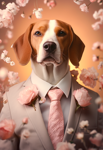 The White Day  – Custom designed pet canvas